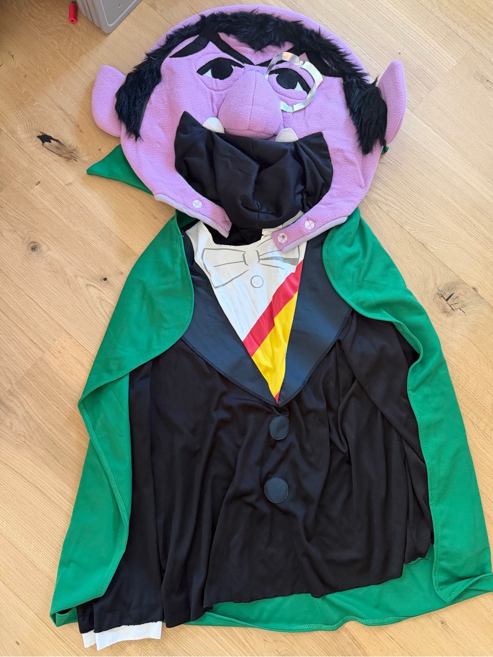 Sesame Street Count von Count Adult XL Halloween Costume